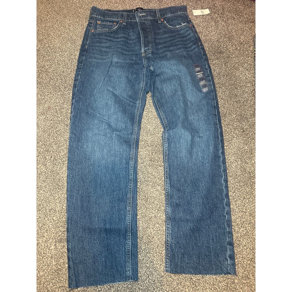 Gap denim high rise cheeky straight stretch jeans size 10x30